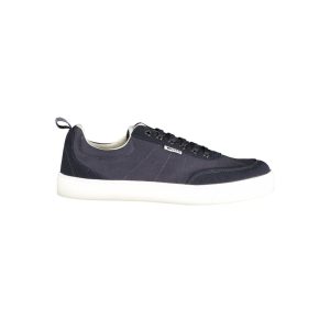 Blu Polyurethane Men Sneaker