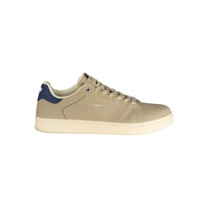 Beige Polyester Men Sneaker