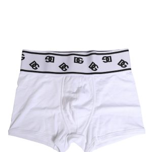 White Logo Waistband Regular Boxer Underwear
