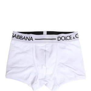 White Logo Waistband Regular Boxer Underwear