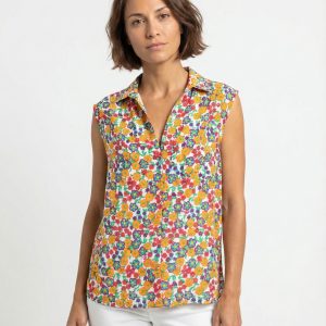 Multicolor Viscose Pattern Shirt