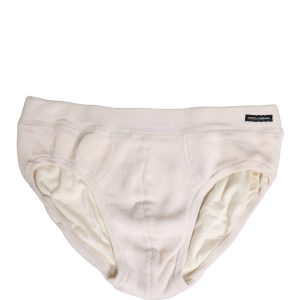 Off White Logo Silk Men Briefs Underwear