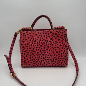 DOLCE & GABBANA Sicily in Reptile Skin Handbag