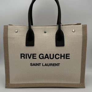 SAINT LAURENT Rive Gauche Medium Tote Bag