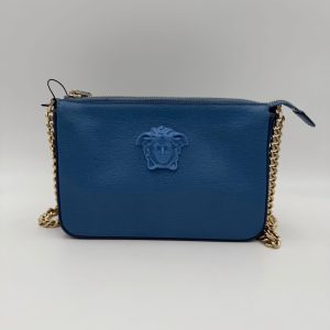 VERSACE LA MEDUSA Leather Shoulder Bag
