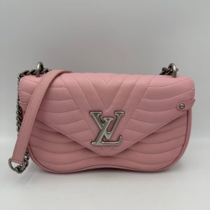 LOUIS VUITTON NEW WAVE Rosa MM Leather Handbag
