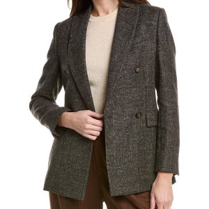Gray Wool Jackets And Coat