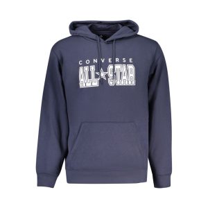 Blue Cotton Men's Hoodie