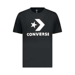 Black Cotton Men T-Shirt