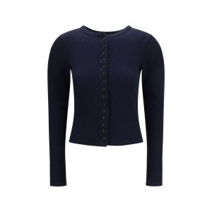 Blue Cotton Cardigan