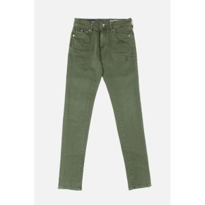 Green Cotton Jeans Denim