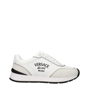 White Leather Athletic Sneakers