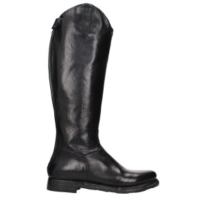 Black Leather Over The Knee