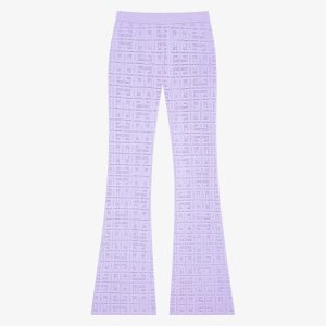 Purple Fibres Flared Pants