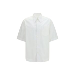 White Cotton Shortsleeve Shirt