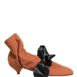 Brown Black Suede Boots Shoes