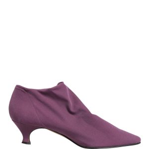 Shoes Purple Suede Ankle Boots Shoes