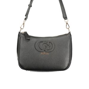 Black Polyurethane Women's Handbag