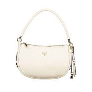 White Polyurethane Women's Handbag