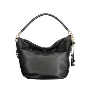 Nero Polyurethane Women Shoulder Bag