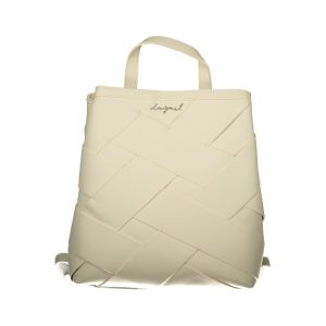 Bianco Poliuretano Female Mini Backpack