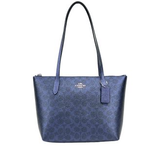 Coach Signature Fiona Zip Tote Bag