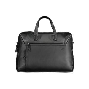 Black Leather Men's Briefcase