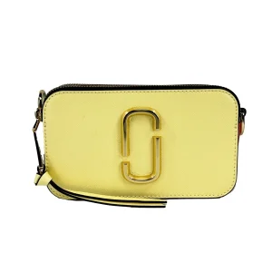 Marc Jacobs The Snapshot Crossbody Bag (Pastel Yellow Multi)