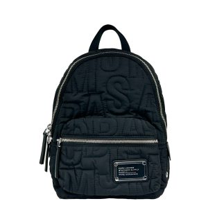 Marc Jacobs Small Black Quilted Backpack Bookbag