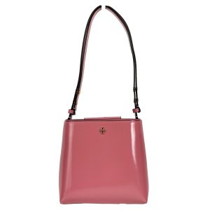 Tory Burch Patent Emerson Small Bucket Bag Purse