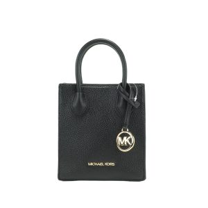 Michael Kors Women'S Leather XS Mercer Crossbody Black Solid
