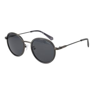 Gray Stainless Steel Sunglasses
