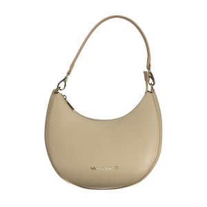 Beige Polyurethane Women Handbag