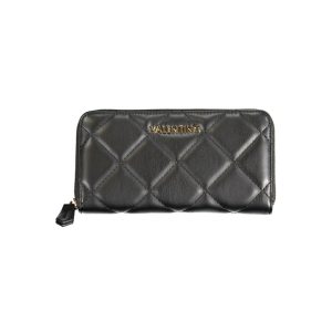 Black Polyurethane Women Wallet