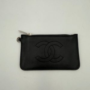 CHANEL Lamb Leather Coin Purse/Card Holder