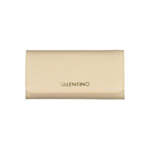 Beige Polyurethane Women Wallet
