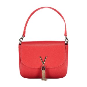 Rosso Polyurethane Women Handbag