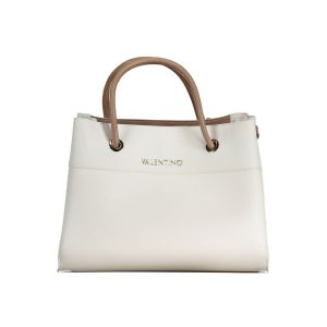 White Polyurethane Women Handbag