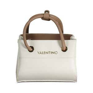 White Polyurethane Women Handbag