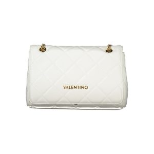 Bianco Polyurethane Women Shoulder Bag