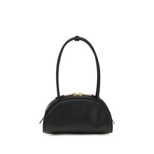 Black Calf Leather Bos Taurus Shoulder Bag
