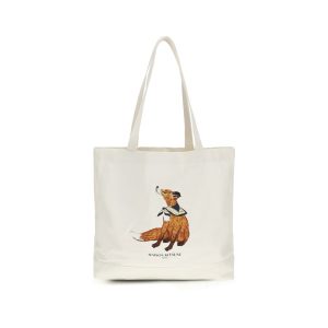 Beige Cotton Handbag