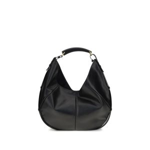 Black Calf Leather Bos Taurus Shoulder Bag