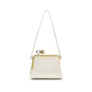 White Lamb Ovis Aries Aries Clutch Bag