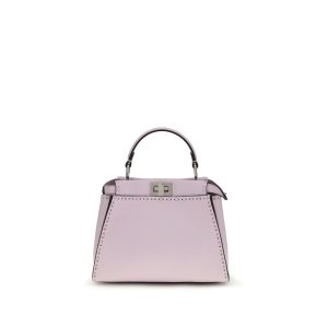 Purple Calf Leather Bos Taurus Handbag