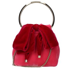 Pink Velvet Handbag