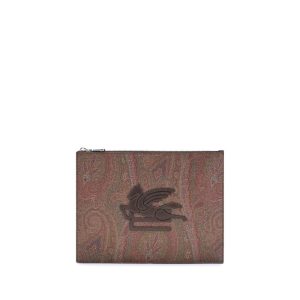 Multicolor Cotton Clutch Bag