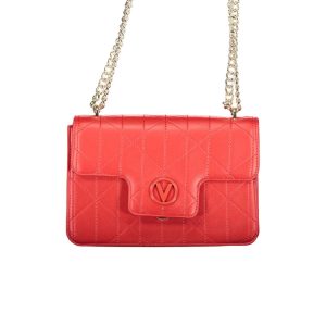 Red Polyurethane Womens Bag