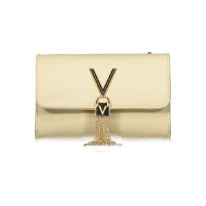 Beige Polyurethane Women's Bag
