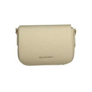 Beige Polyurethane Women's Bag